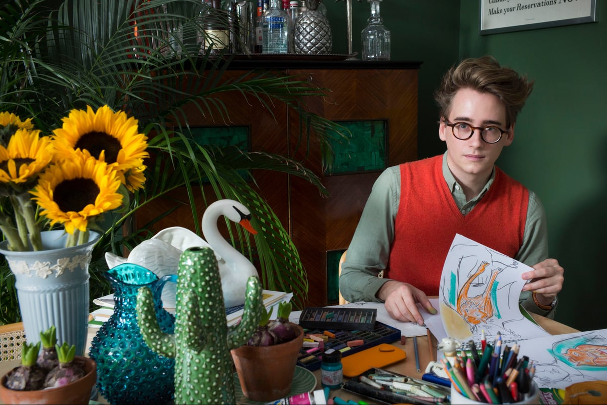 The terrifyingly busy life of Luke Edward Hall - and his GANT collection