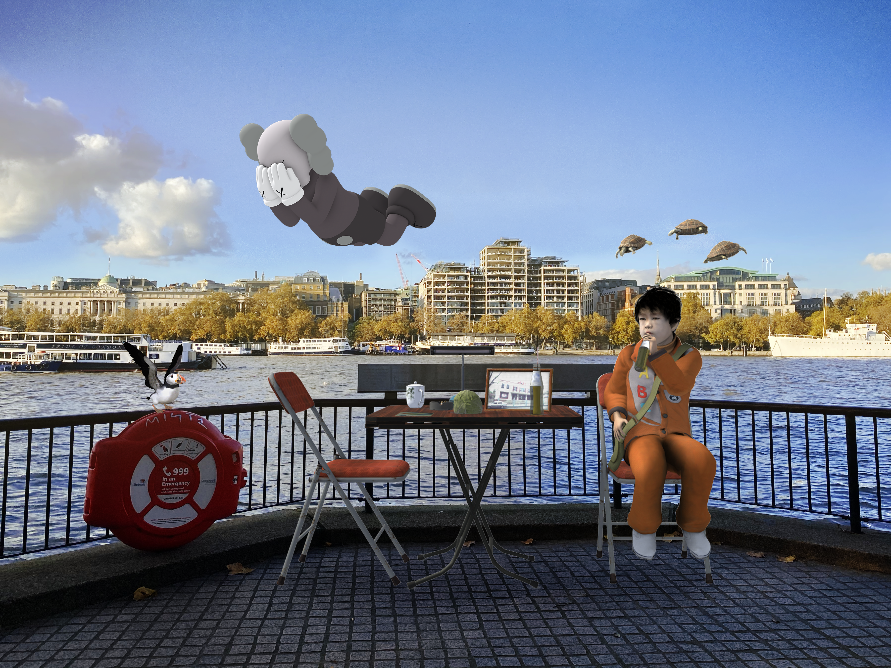 Southbank transformed into open air gallery with new high tech show