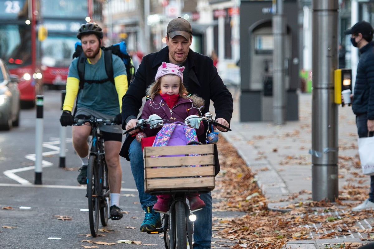 Schoolchildren stage protest as council rips out cycle lane built with government cash