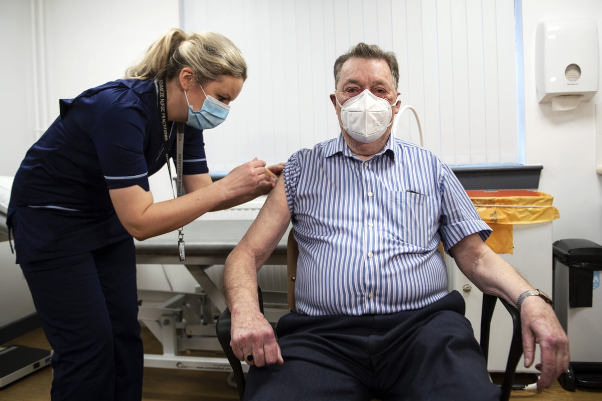 Priority groups will receive Covid vaccine by mid February ‘with a fair wind,’ Boris Johnson says