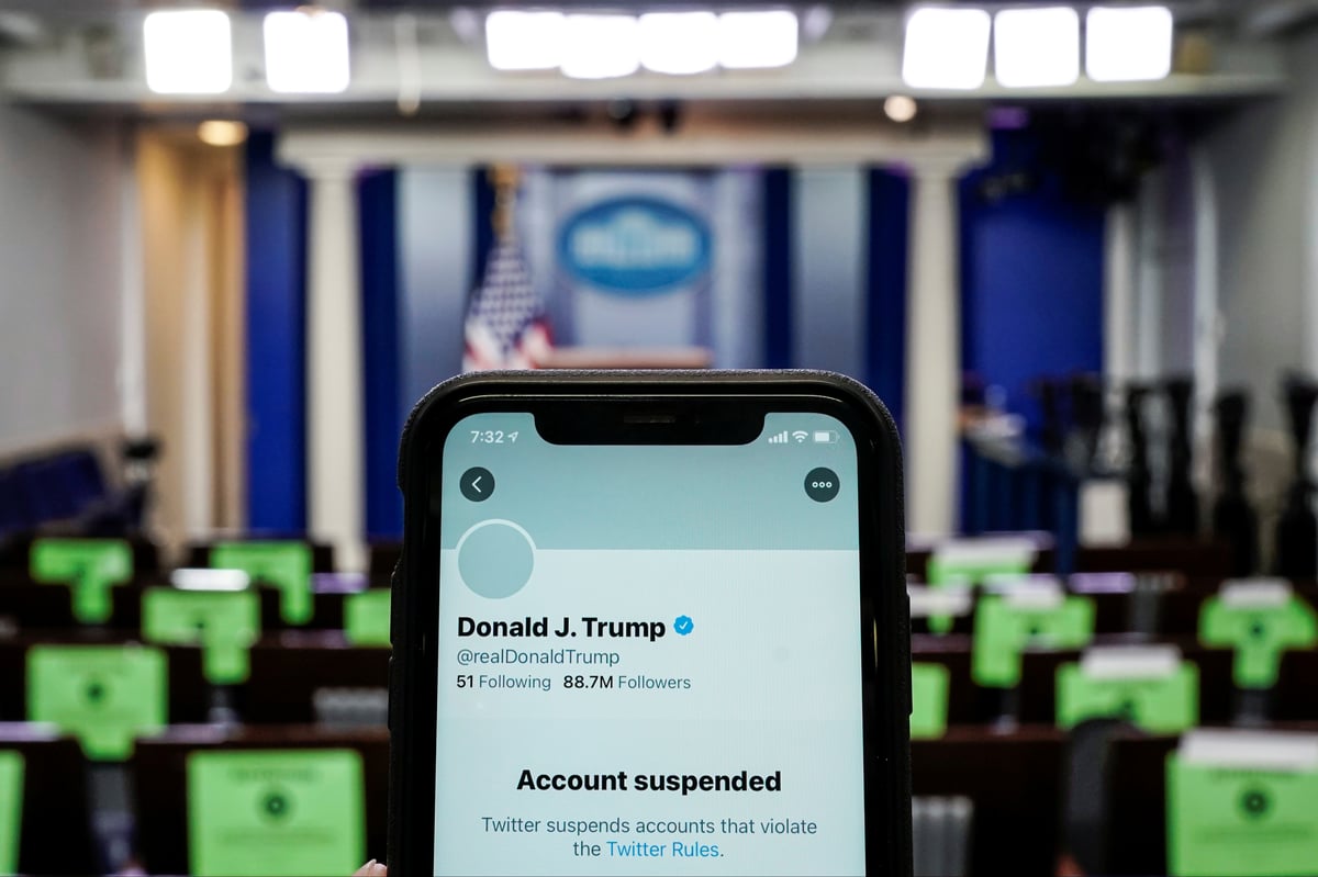 Trump permanently suspended from Twitter over ‘incitement’ fears