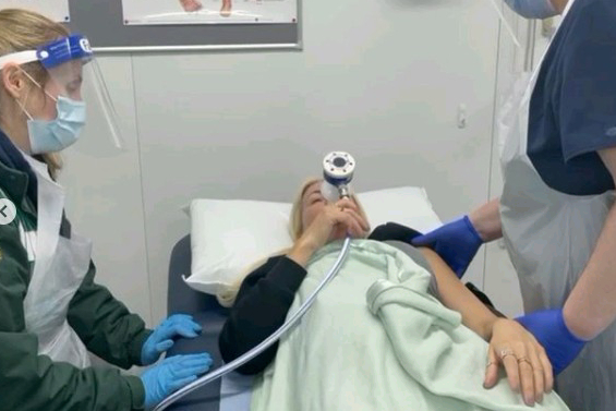 ‘Gutted’ Denise Van Outen pulls out of Dancing on Ice with injured shoulder