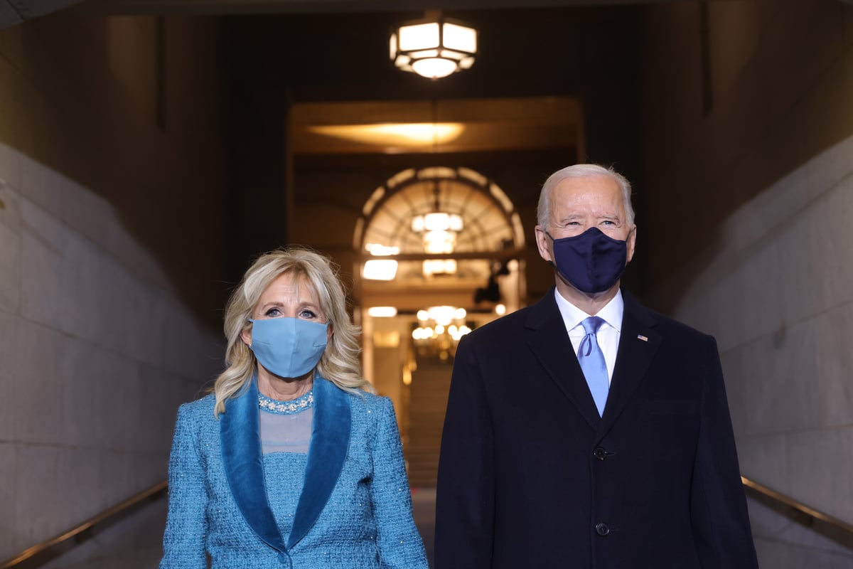 Jill Biden wears New York label Markarian for inauguration day