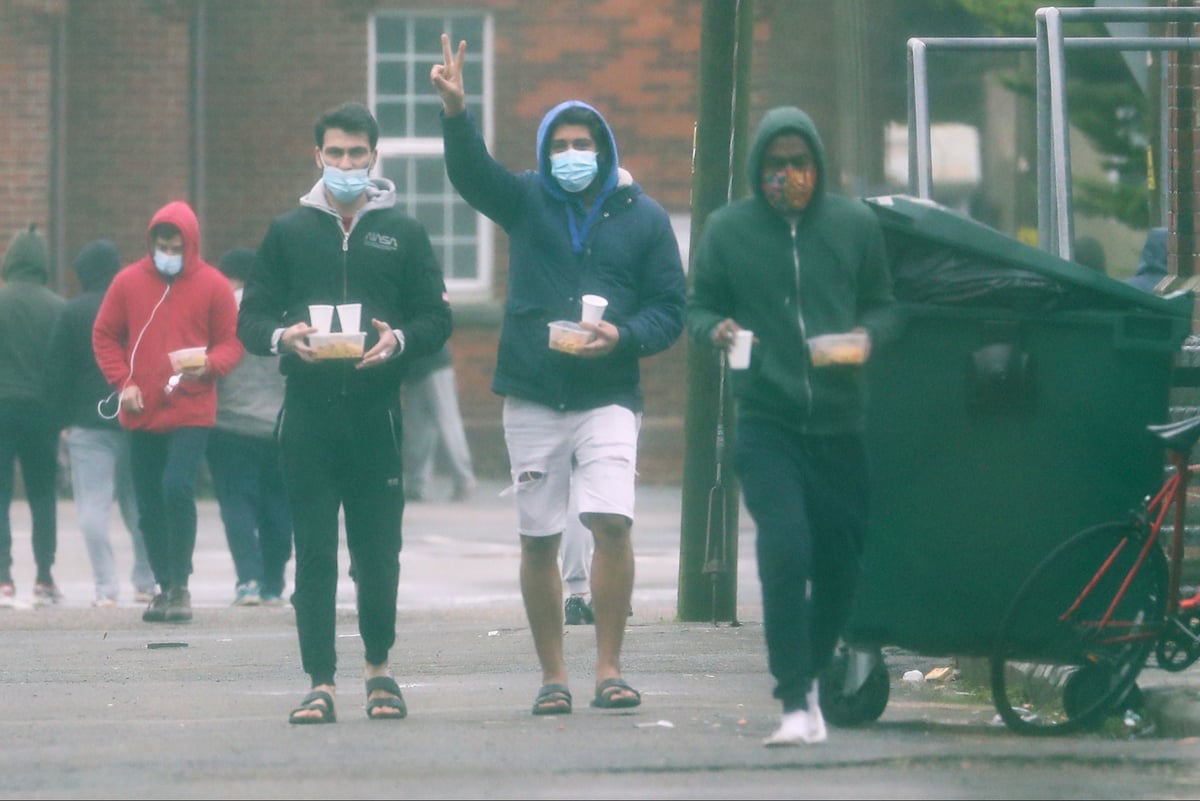 Pressure on Priti Patel to shut Kent asylum barracks as 120 ‘test positive for Covid-19’