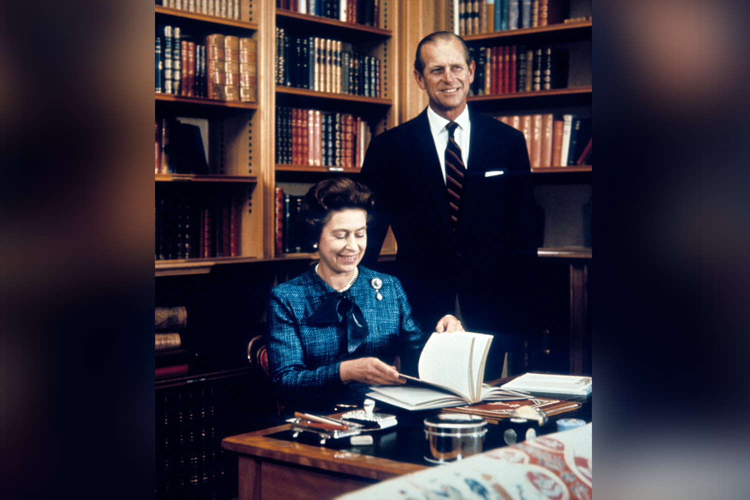 Royals mark World Book Day with 1976 picture of Queen and Philip