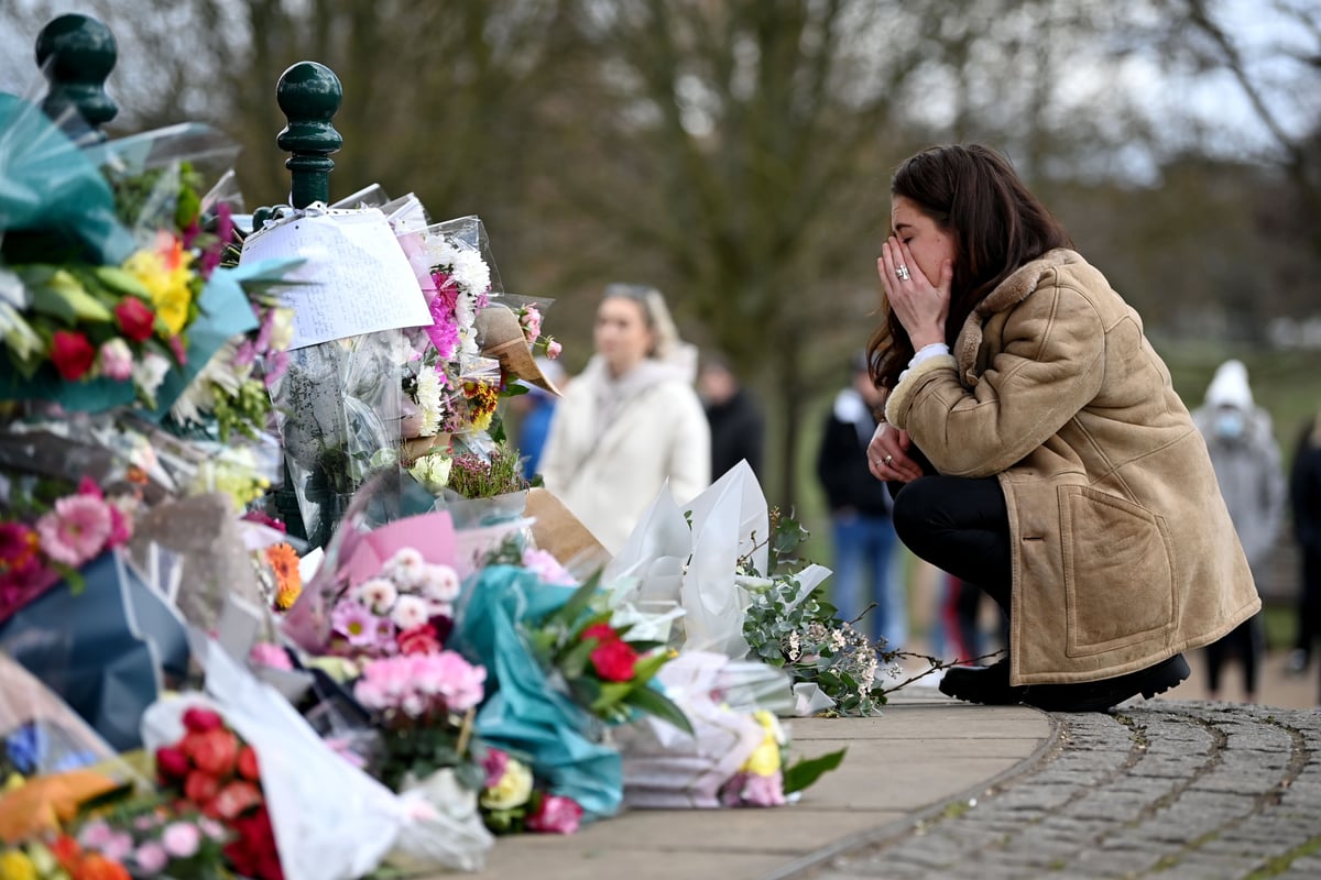 Sarah Everard vigil: Tearful mourners gather at Clapham Bandstand