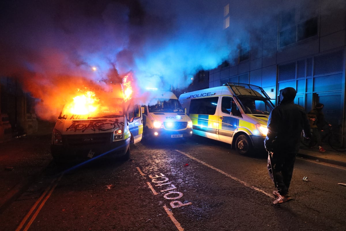 Violent thugs attack police during ‘Kill the Bill’ demo