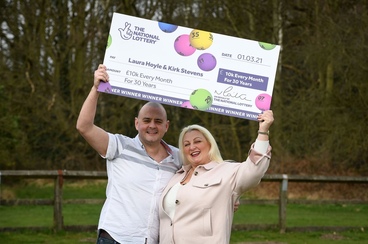 Lottery-winning couple to follow designer dreams after landing top prize