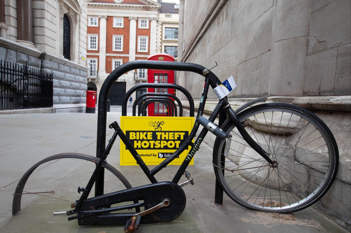Huge surge in London bike thefts during lockdown, data shows