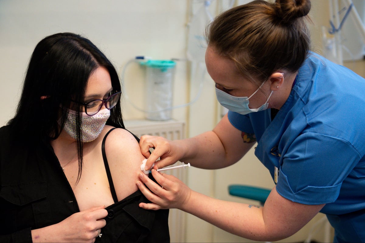 Moderna Covid vaccine: First dose given to unpaid carer in Wales