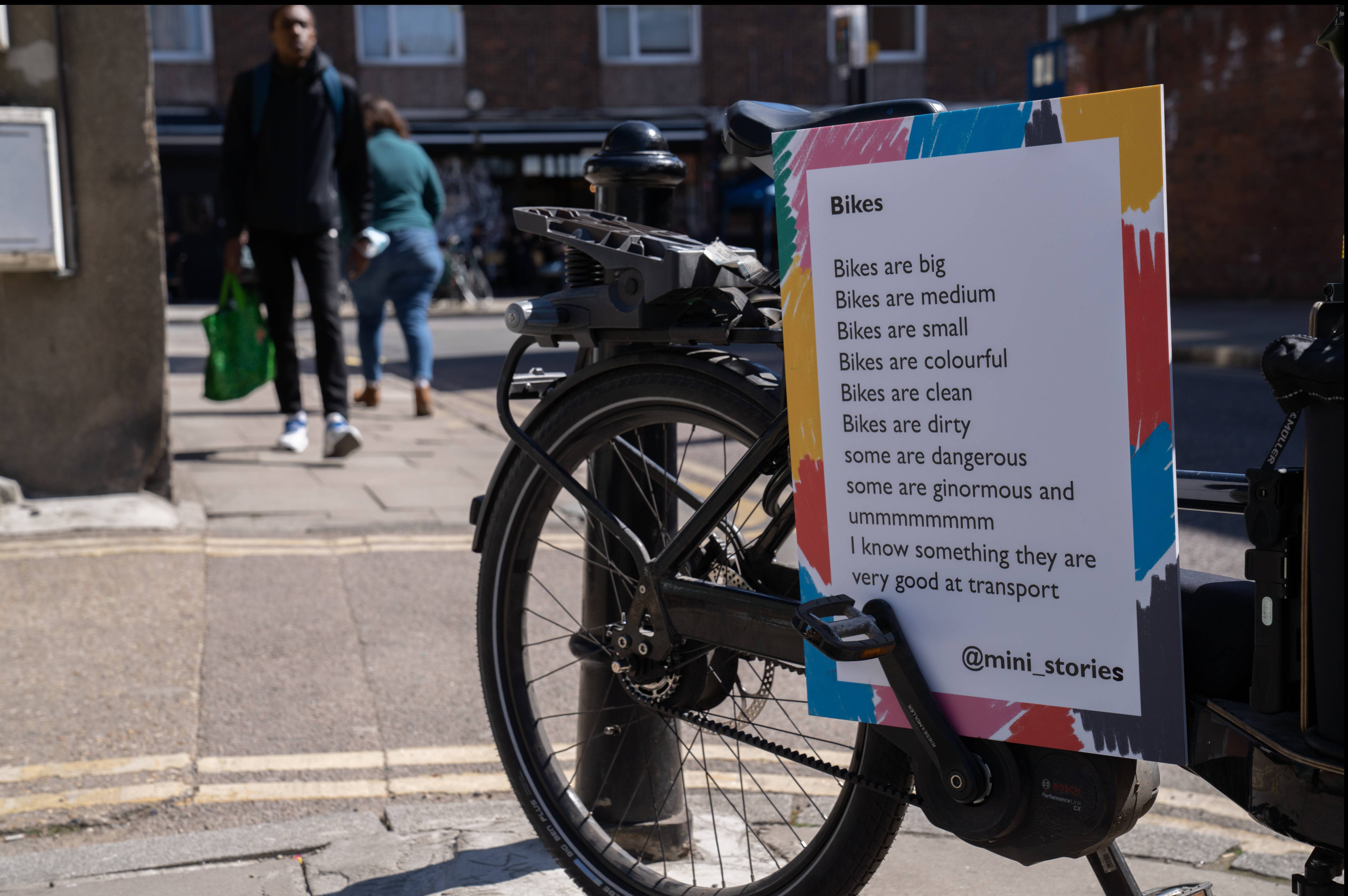 This is why you’ve been seeing poetry in strange places around Hoxton