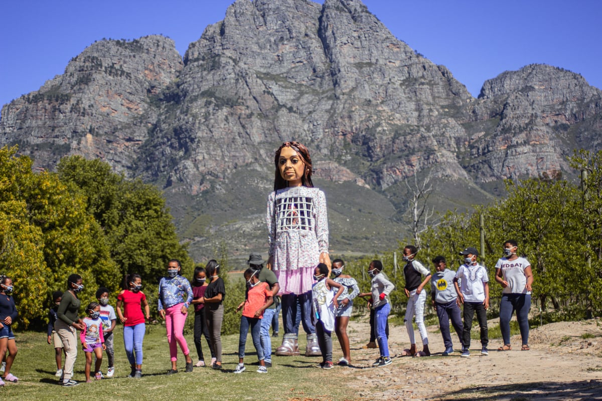 Little Amal: Giant puppet to travel 5,000 miles to highlight young refugees