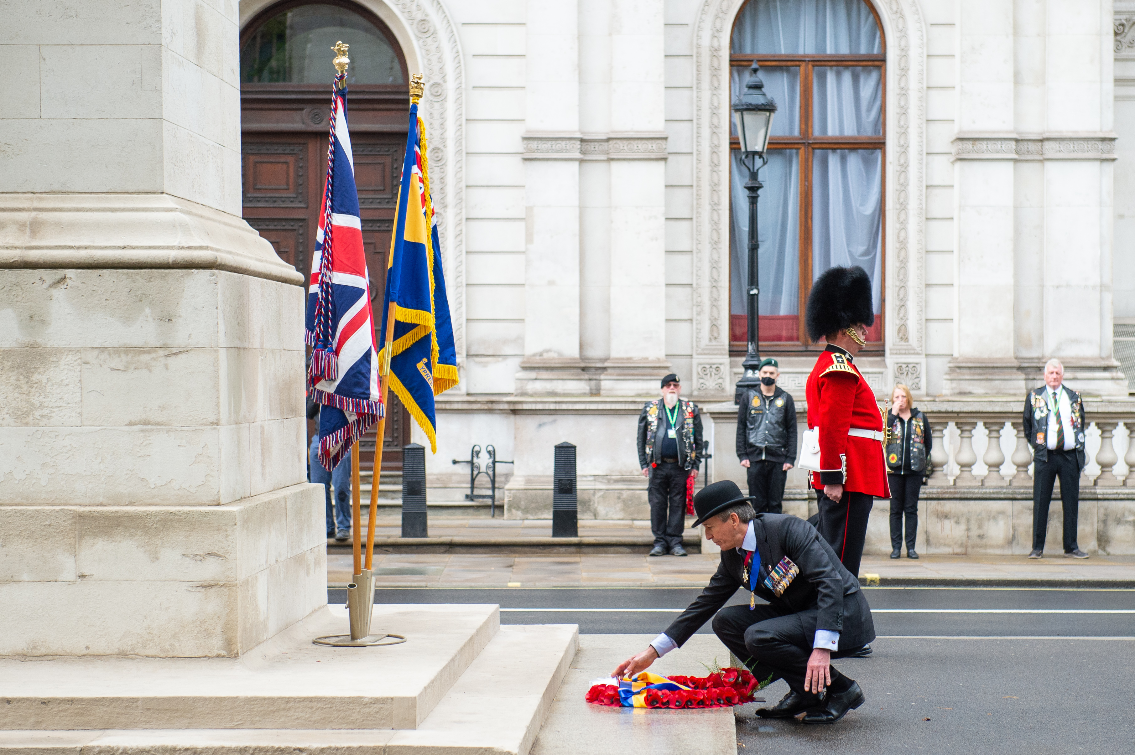 Royal British Legion marks centenary with wreath-laying ceremony