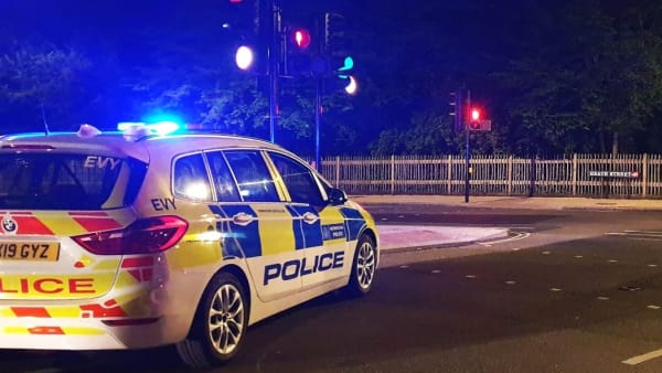 Objects thrown at police as officers break up illegal rave in Essex