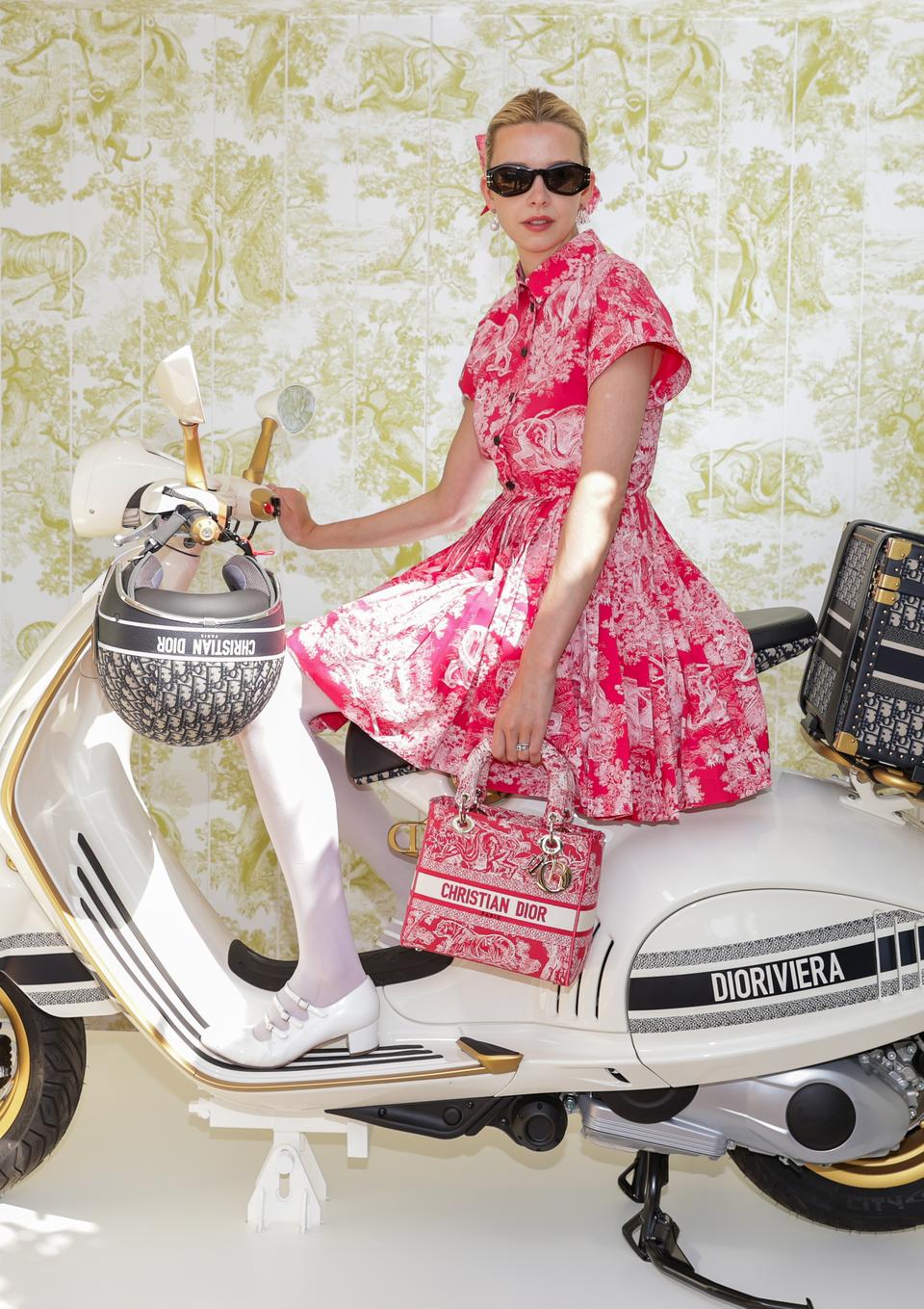 Dior Vespa at Diorriviera pop-up at Selfridges, London, UK
