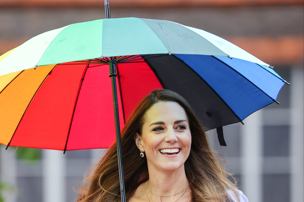 Long may she rain: Duchess of Cambridge launches her childhood centre