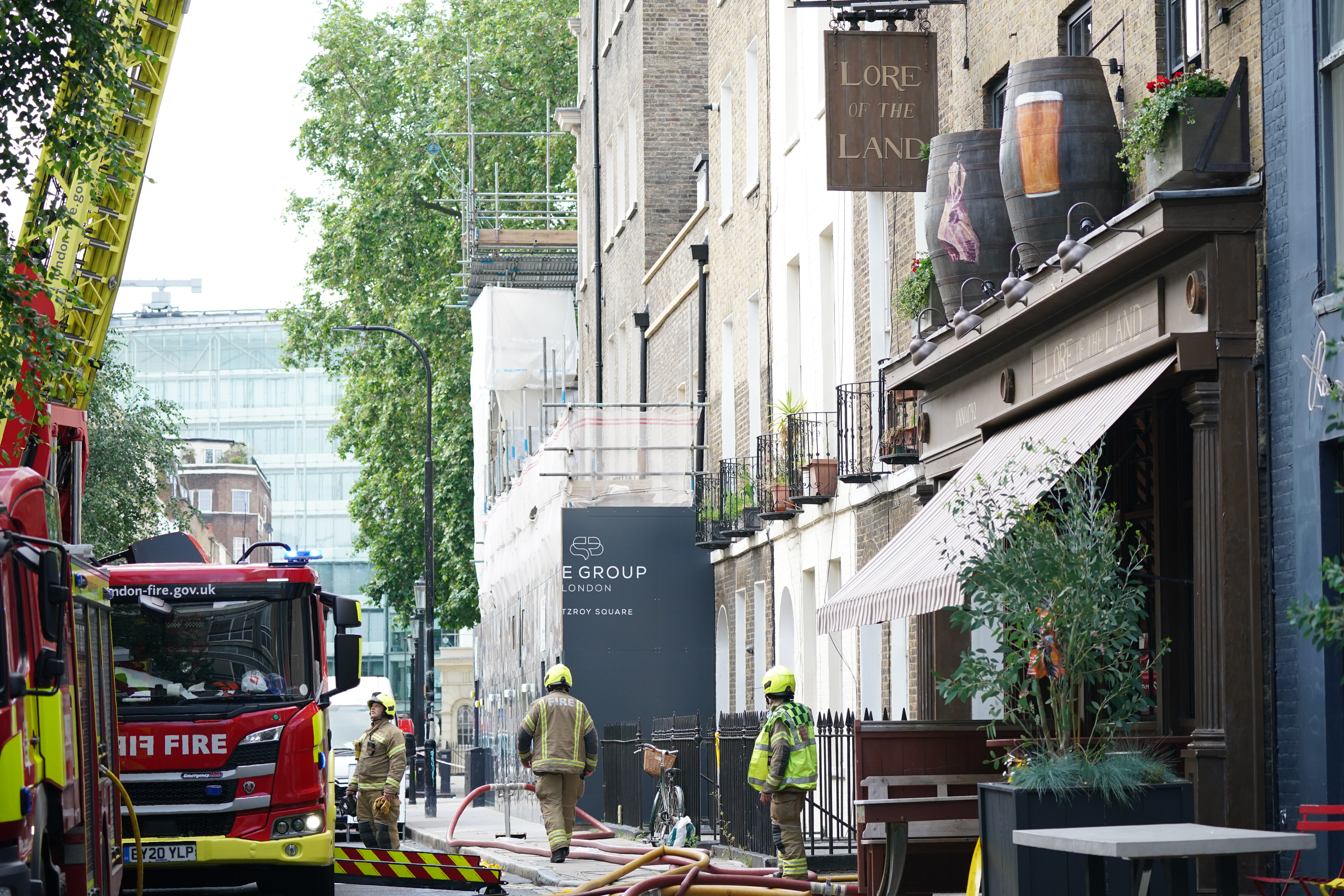 Fire breaks out in kitchen of London pub owned by Guy Ritchie