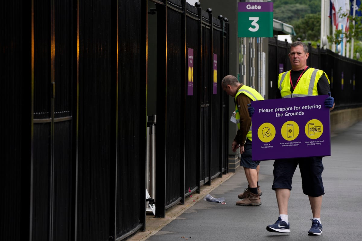Wimbledon prepares to welcome tennis fans to a socially-distanced grand slam