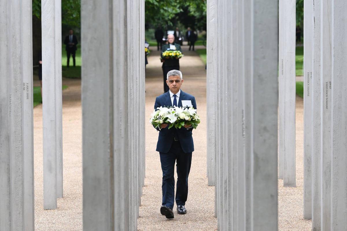 Sadiq Khan marks 16th anniversary of July 7 London bombings