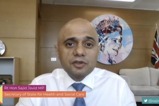 Sajid Javid pokes fun at Matt Hancock after his kiss caught on office camera 
