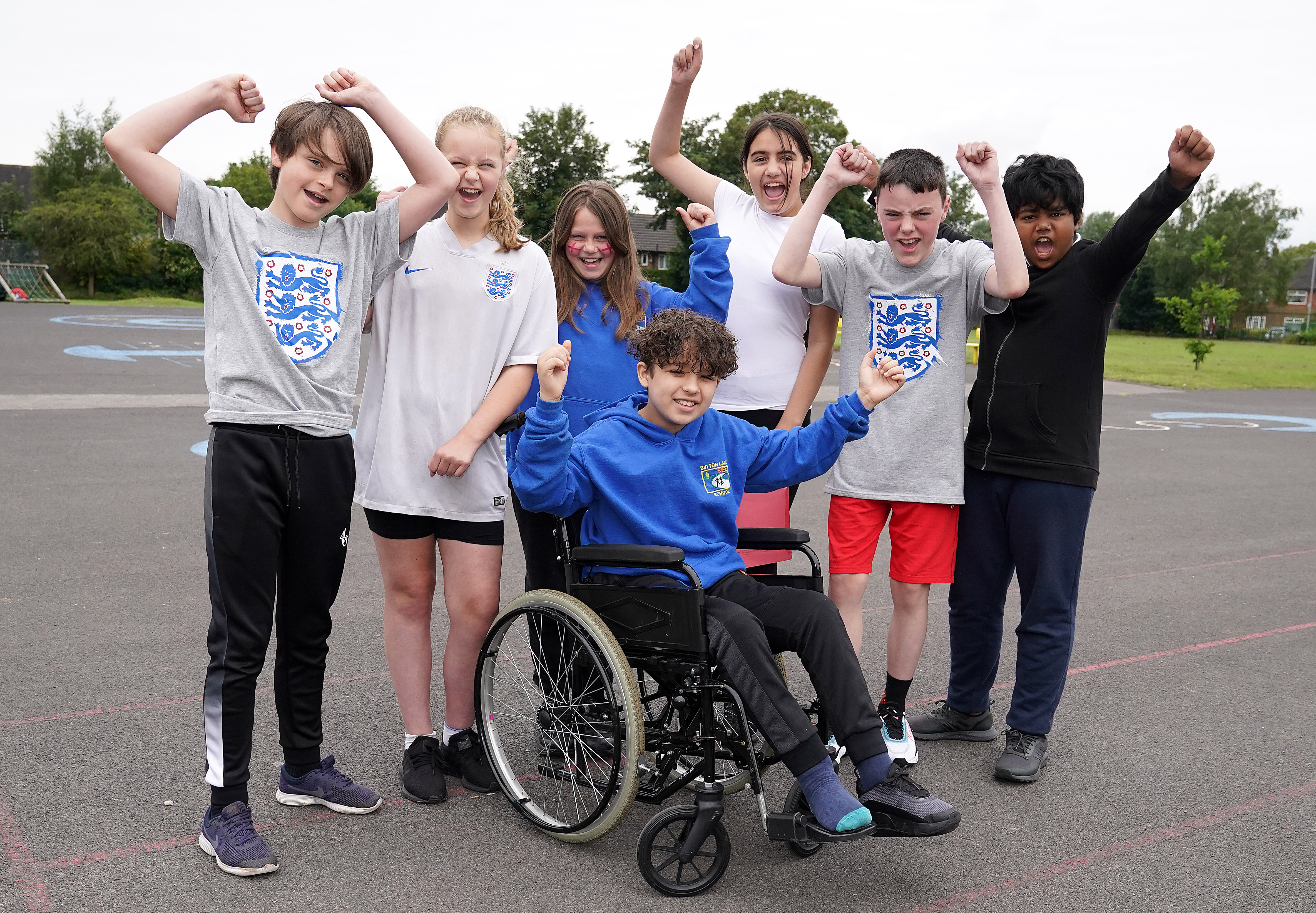 Pupils at Marcus Rashford’s old school hope he will lead England to glory