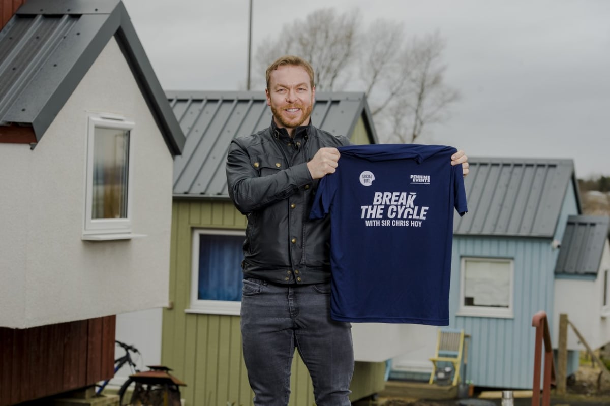 Sir Chris Hoy seeks more cyclists to join him on ride for homeless