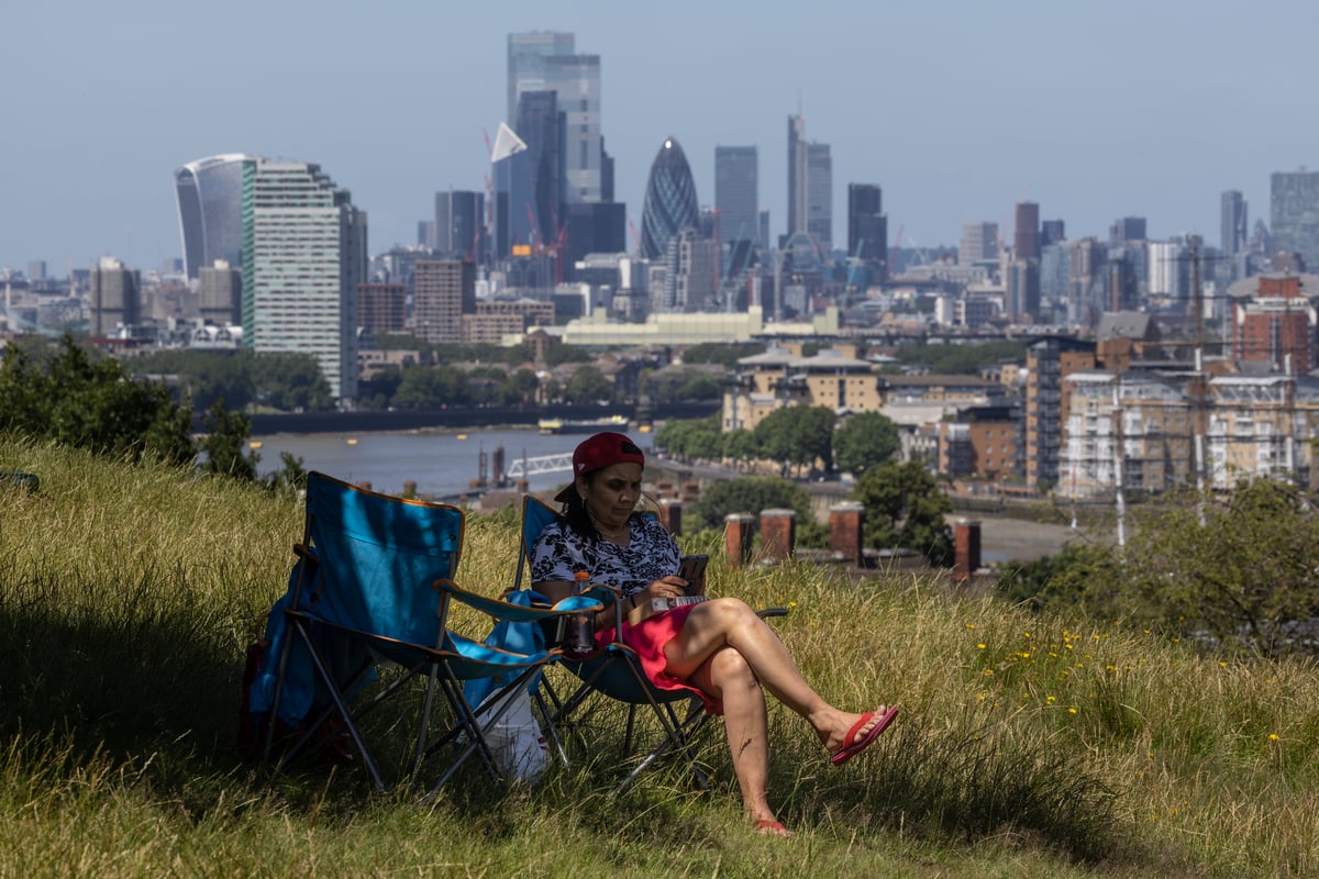 London weather: Londoners flock to parks on hottest day of the year