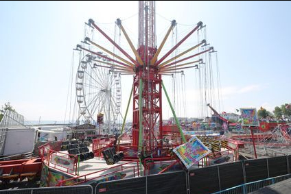 Funfair ride collapses Planet Fun Northern Ireland