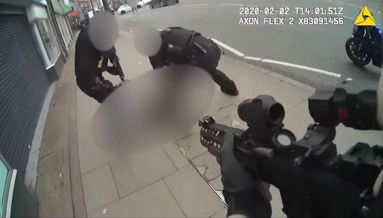 Officer breaks down as he describes Streatham terrorist confrontation