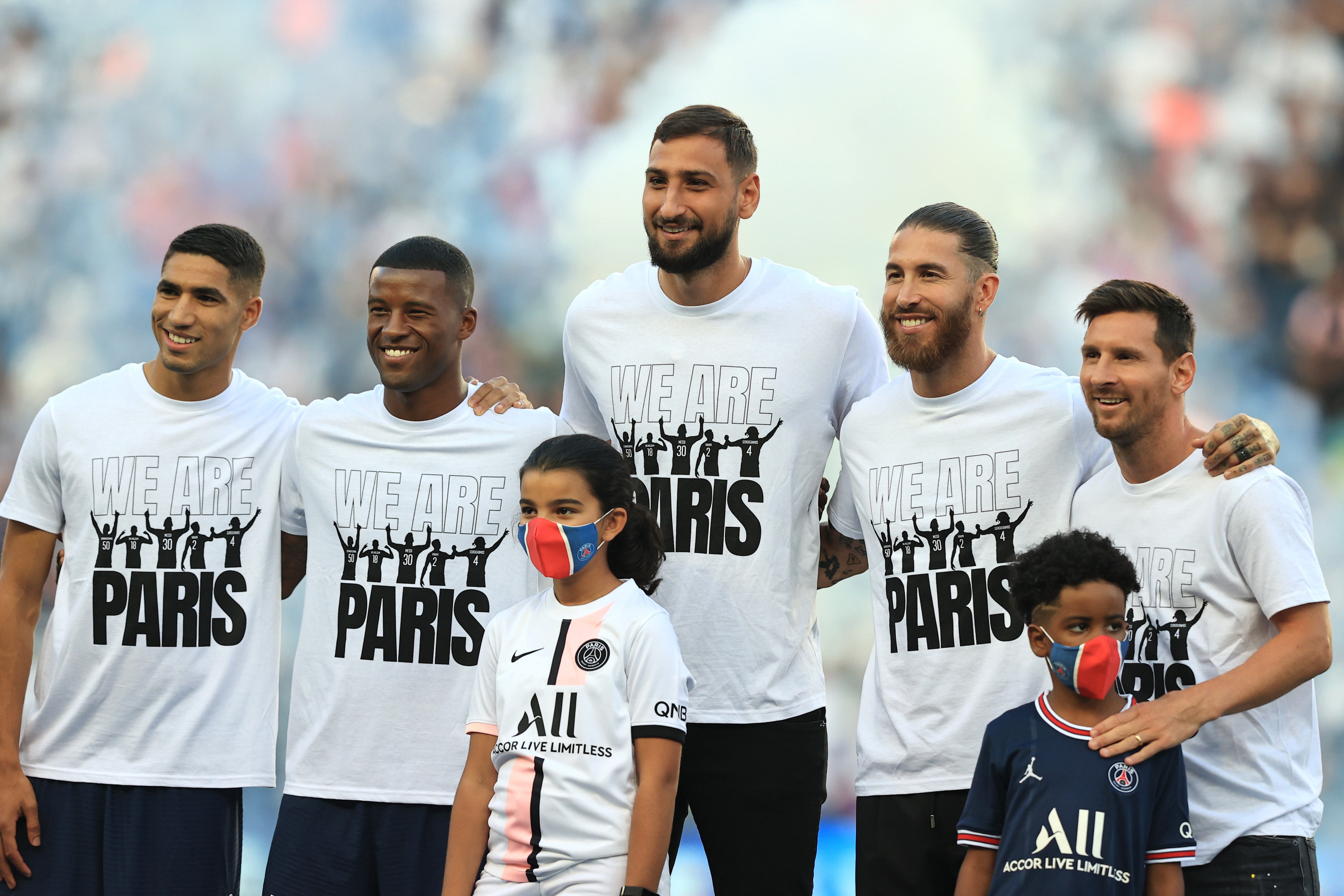 PSG unveil Messi, Ramos, Donnarumma, Hakimi and Wijnaldum in Paris