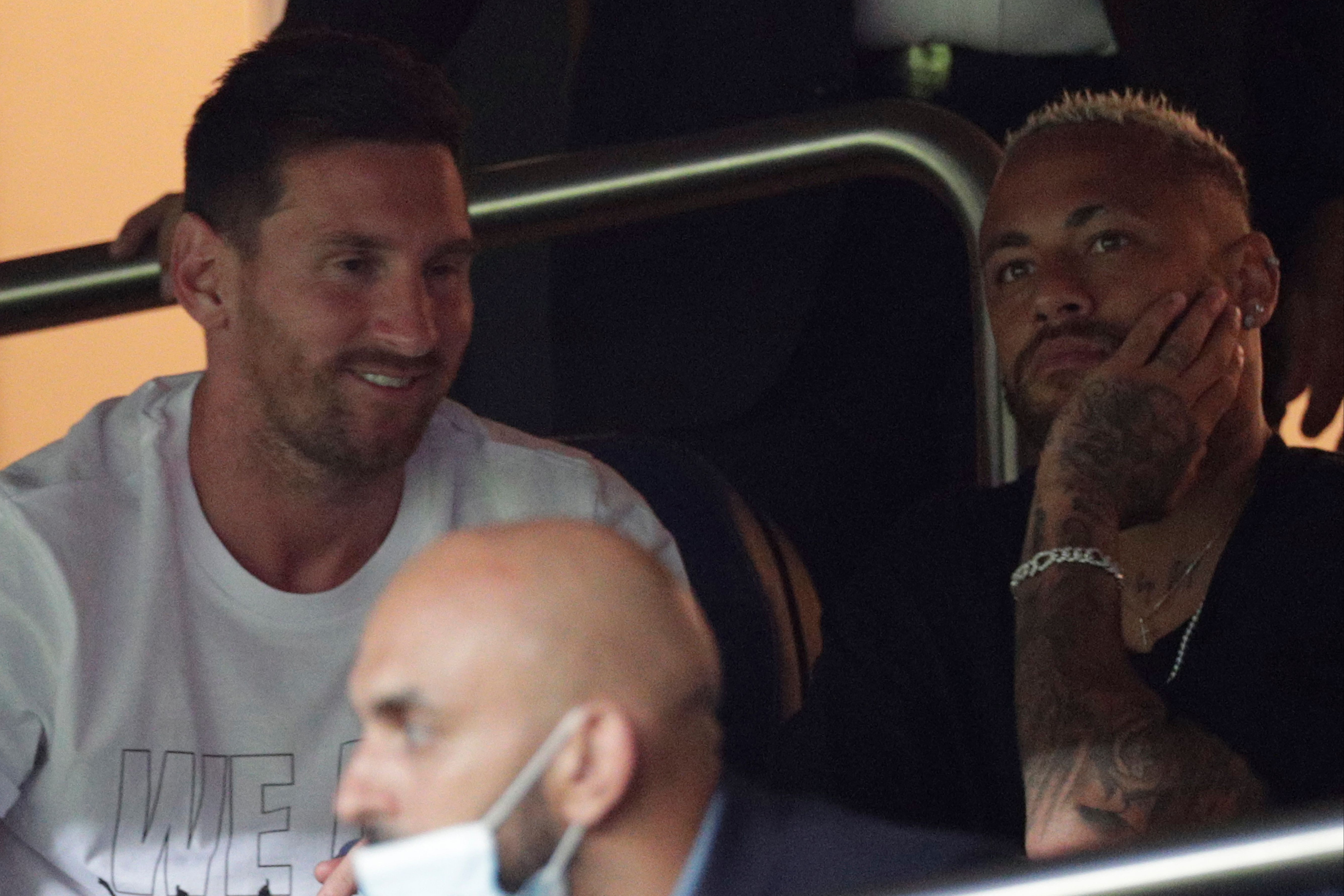 Messi and Neymar watch PSG edge Strasbourg as Mbappe scores in Paris