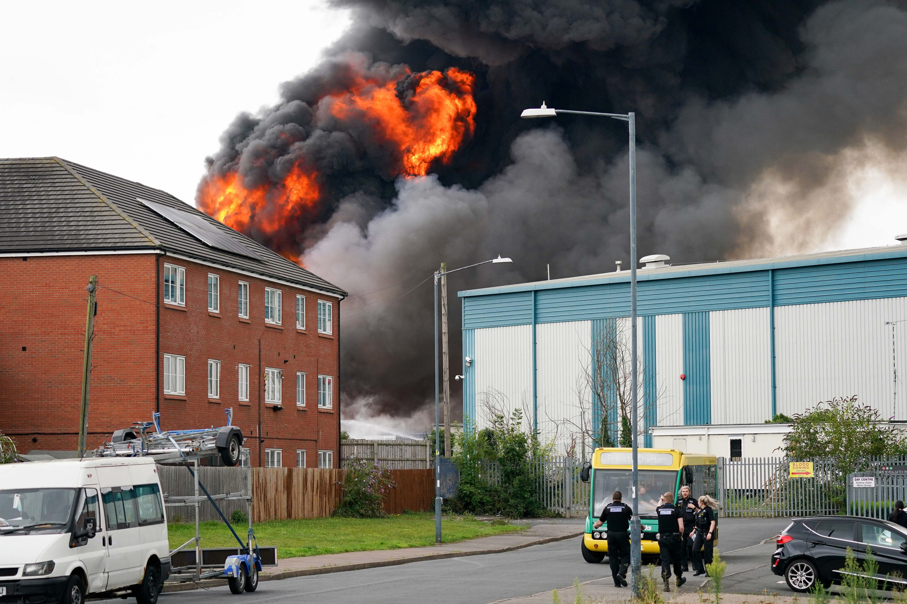 One person unaccounted for in Leamington Spa industrial estate fire