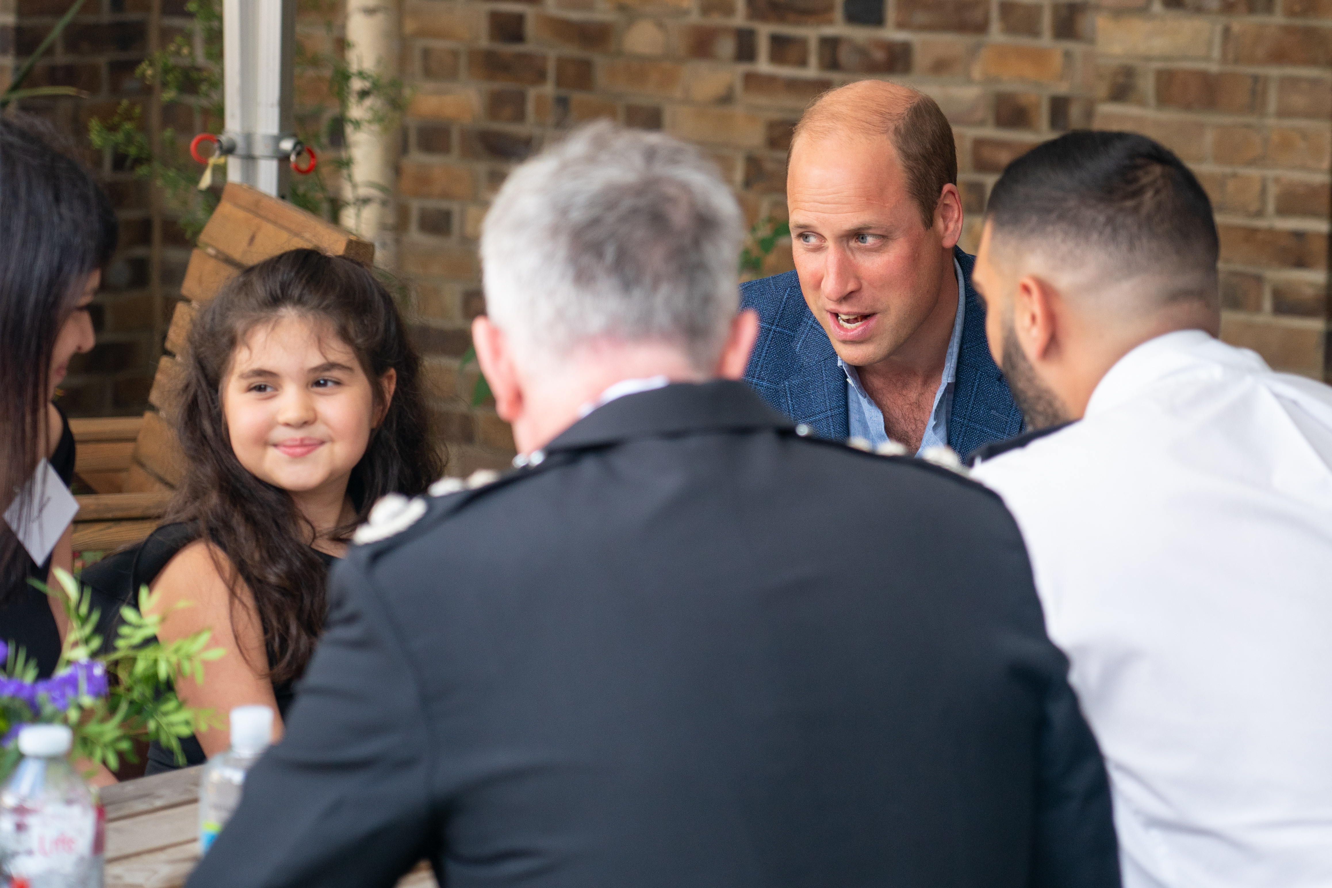 ‘Happy’ day for young stab victim as she meets her saviours and William
