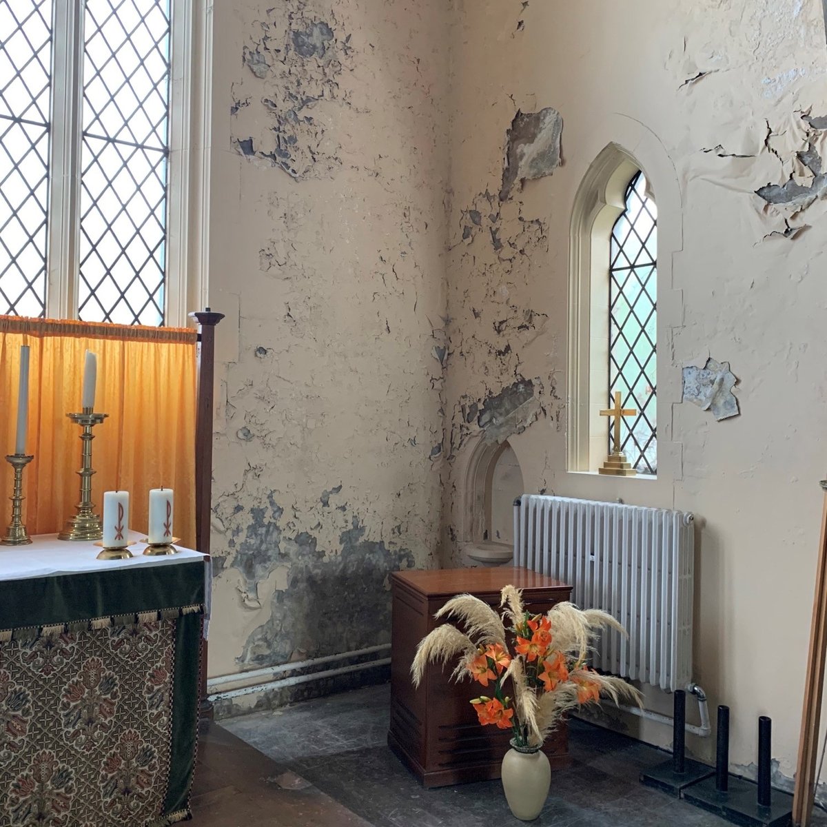 Church’s ‘scab-like’ mould problem putting worshipers off