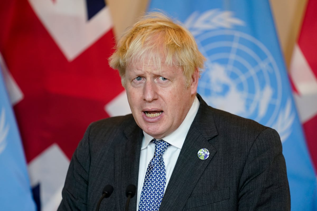 Boris Johnson urges UK to ‘fill up in the normal way’ amid fuel crisis 