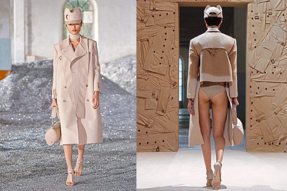 Burberry’s SS22 collection featured bambi ears and sexed-up trench coats
