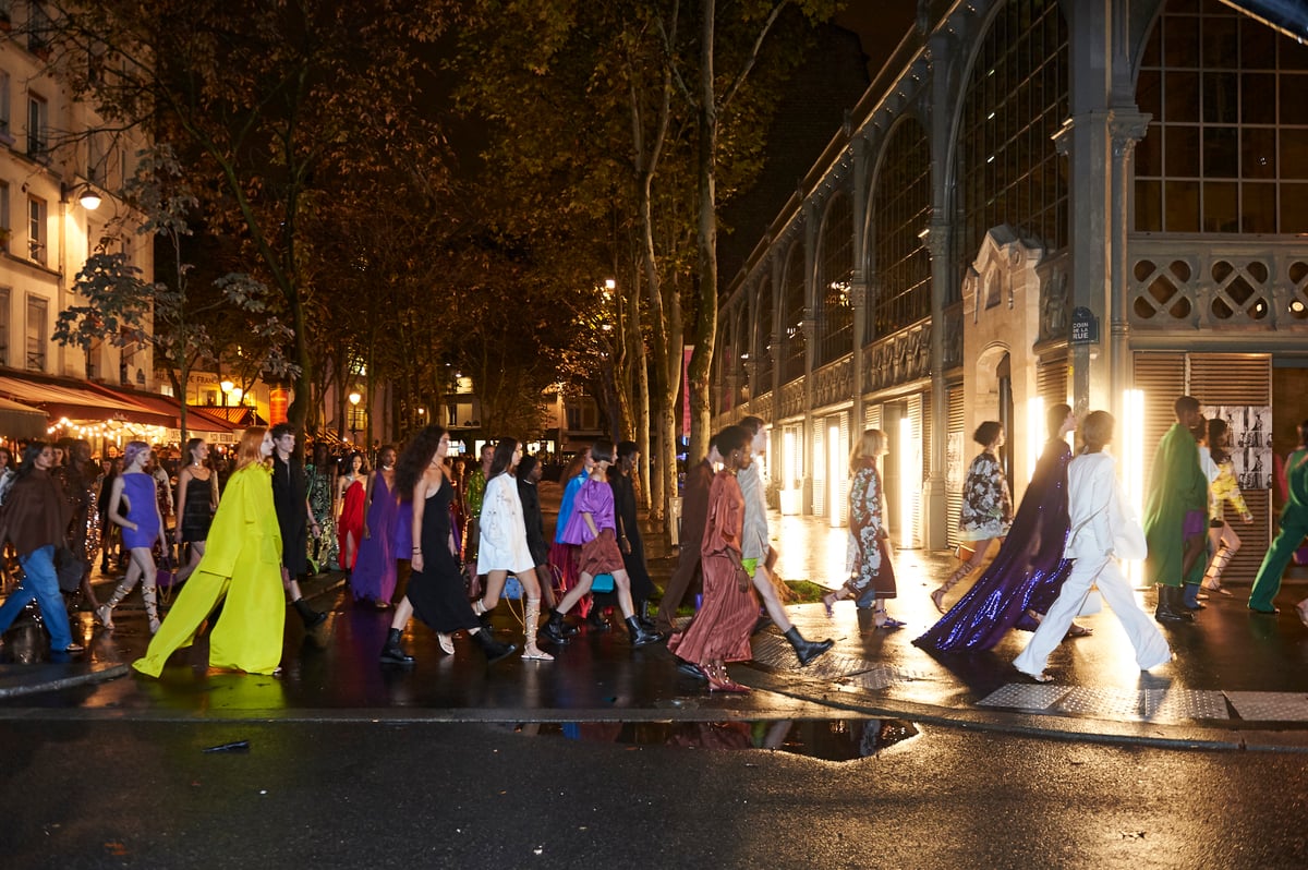 Paris Fashion Week: Valentino takes to the streets for its SS22 show 