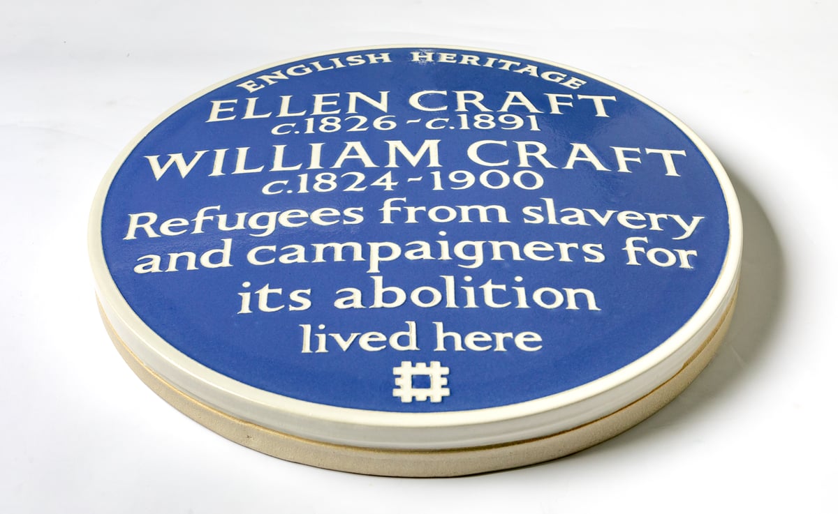 African-American couple who escaped slavery in US honoured with blue plaque