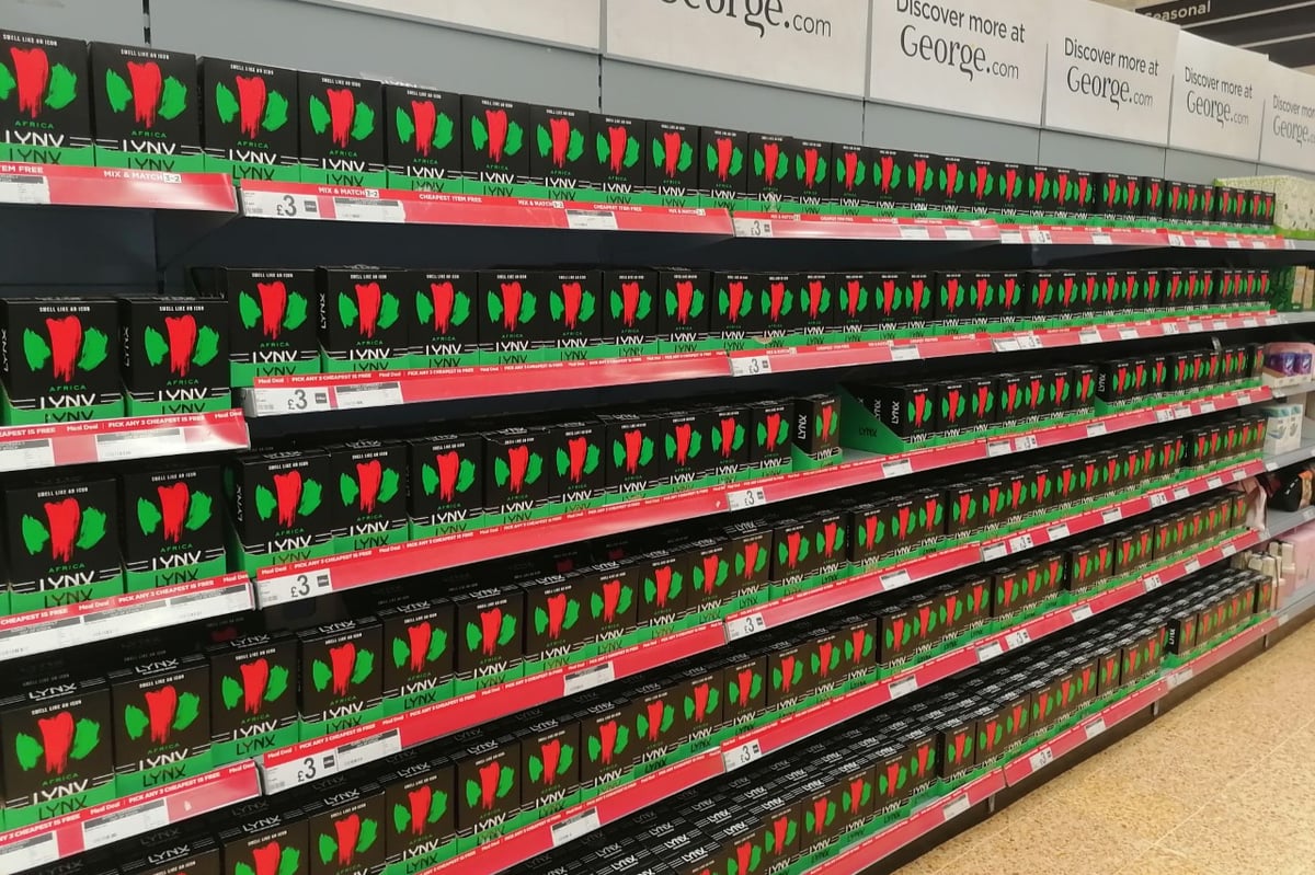 Supermarkets mocked for filling empty shelves with Lynx deodorant 