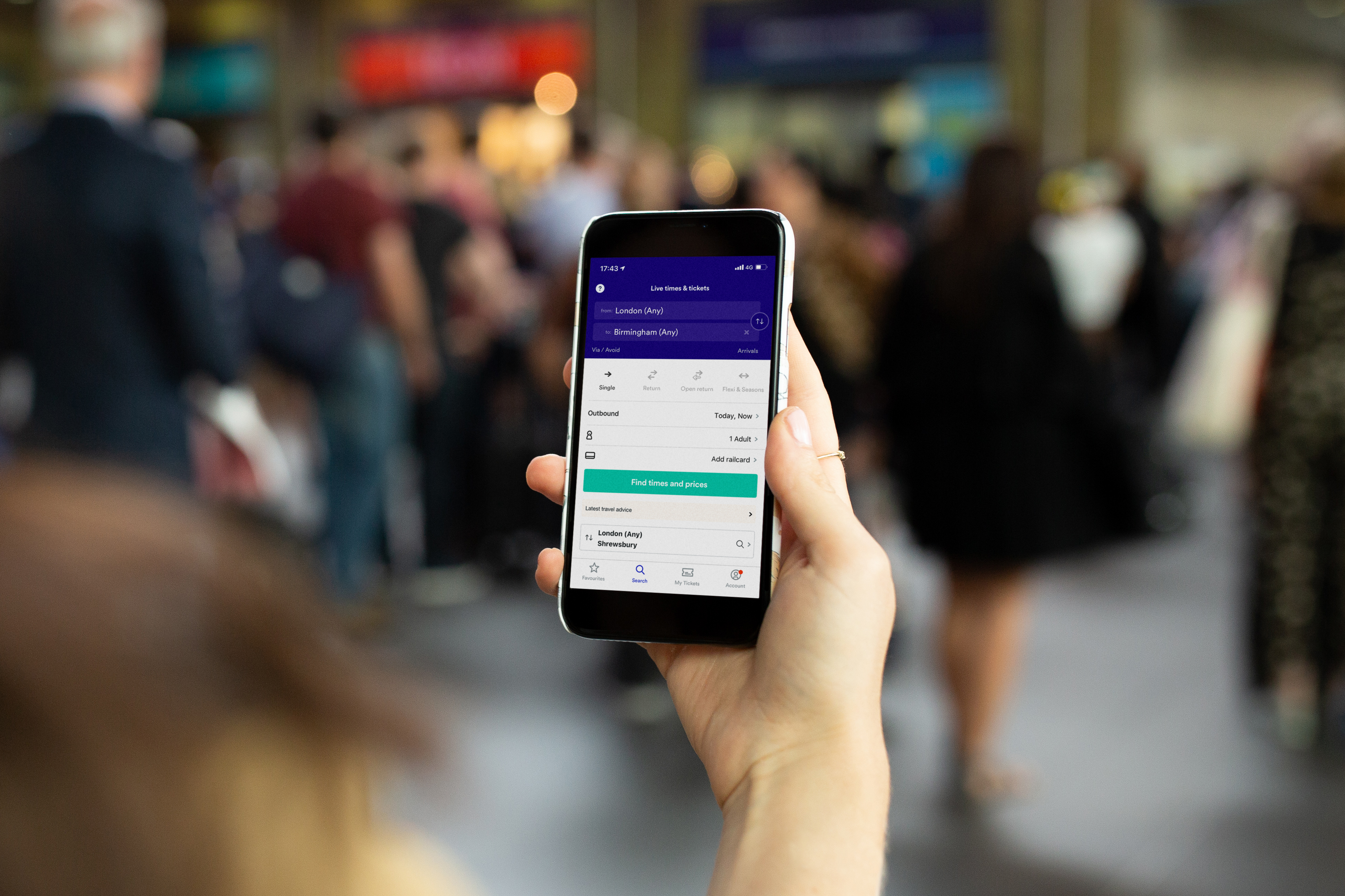 Trainline expects busy London Christmas season