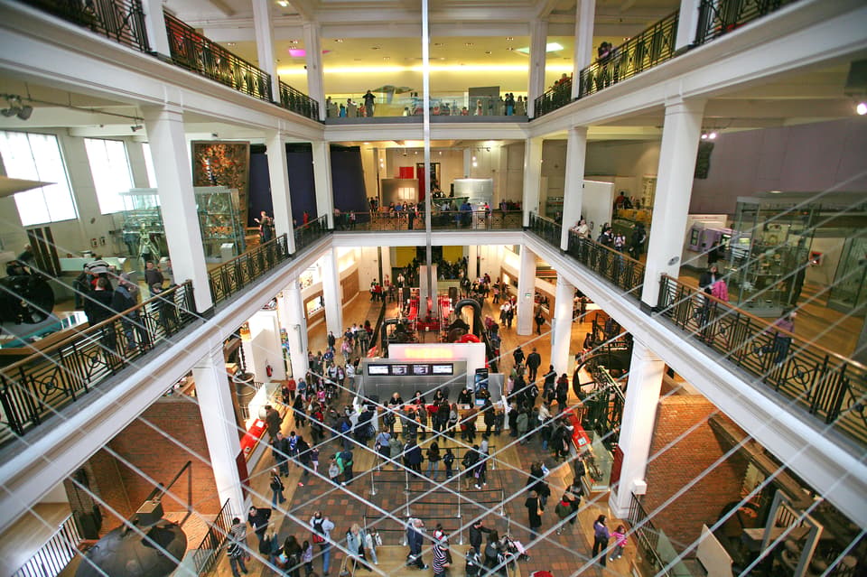 Interior view of the Science Museum London England UK