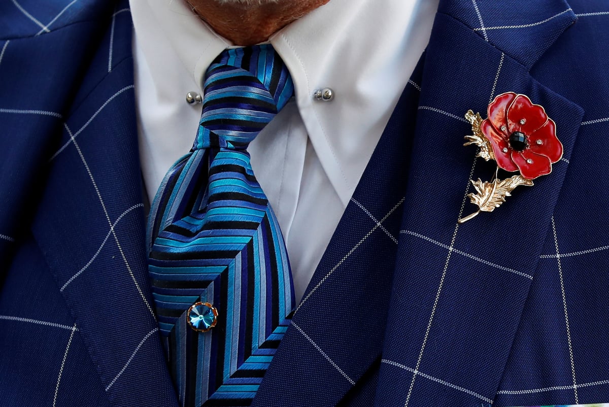 Why do people wear red, white, purple, and black poppies and what are their meanings? 