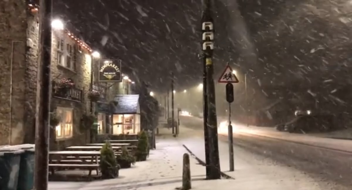 Gusts of almost 100mph as UK is battered by Storm Arwen
