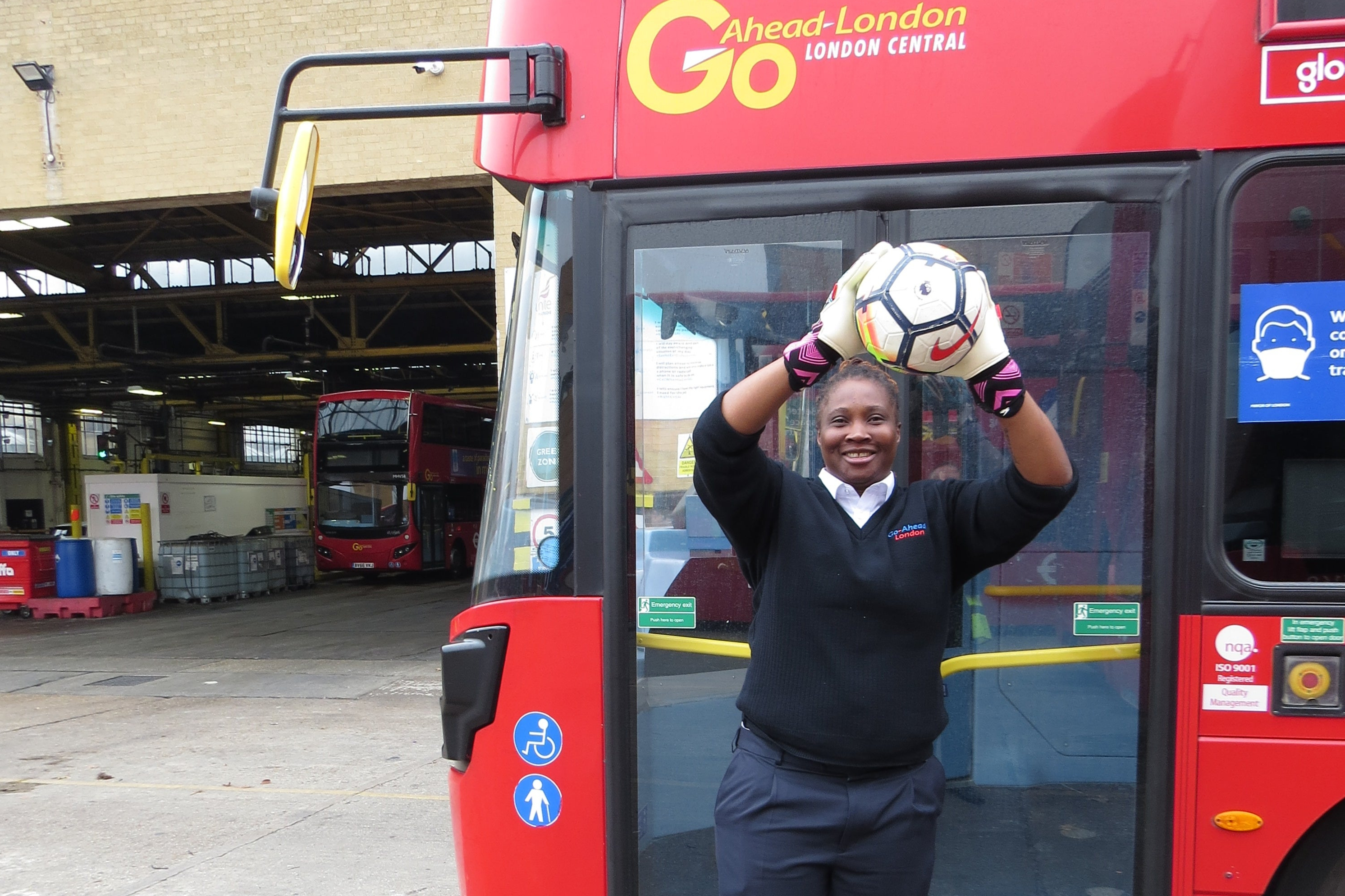 From the World Cup to London buses: ex-footballer drives the 185