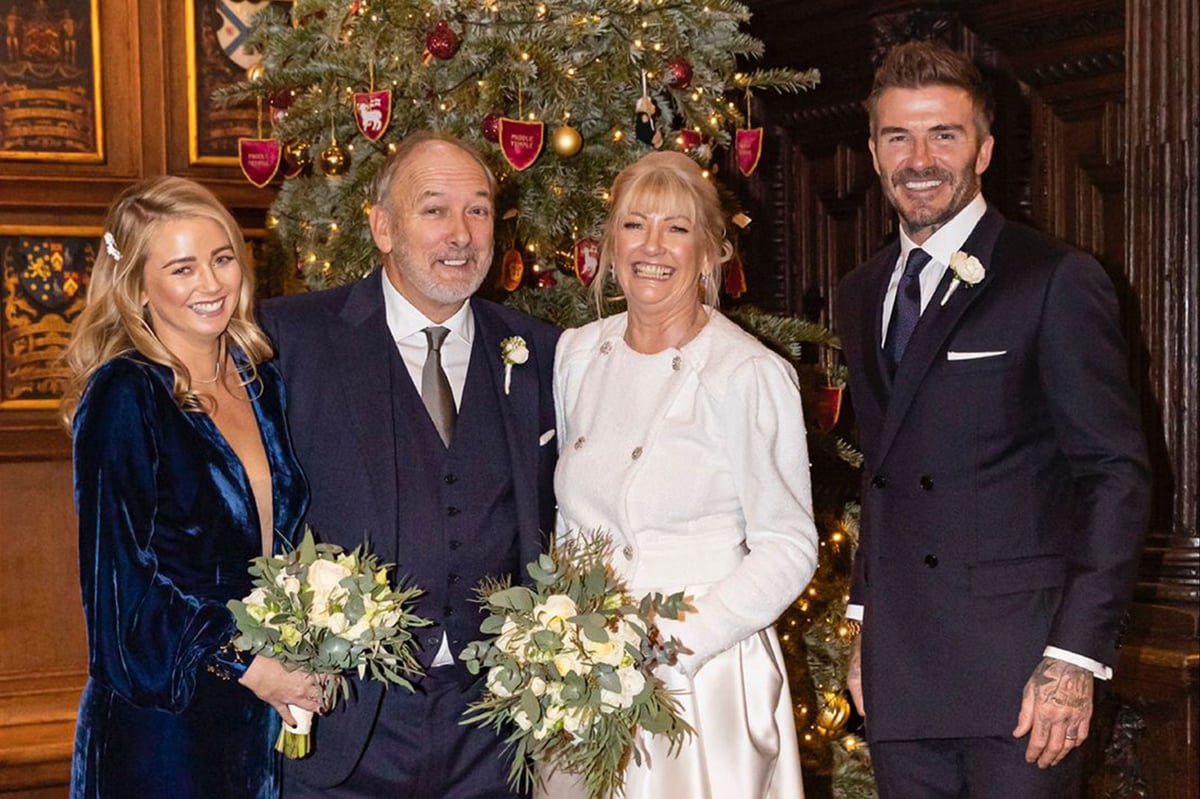 David Beckham’s father Ted marries in London ceremony