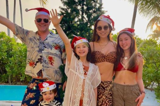Myleene Klass leads stars soaking up winter sun over Christmas weekend