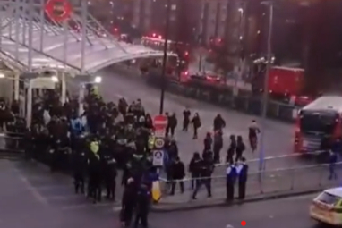 Bleach and knives brought to huge 200-strong school fight at bus stop in Edmonton Green