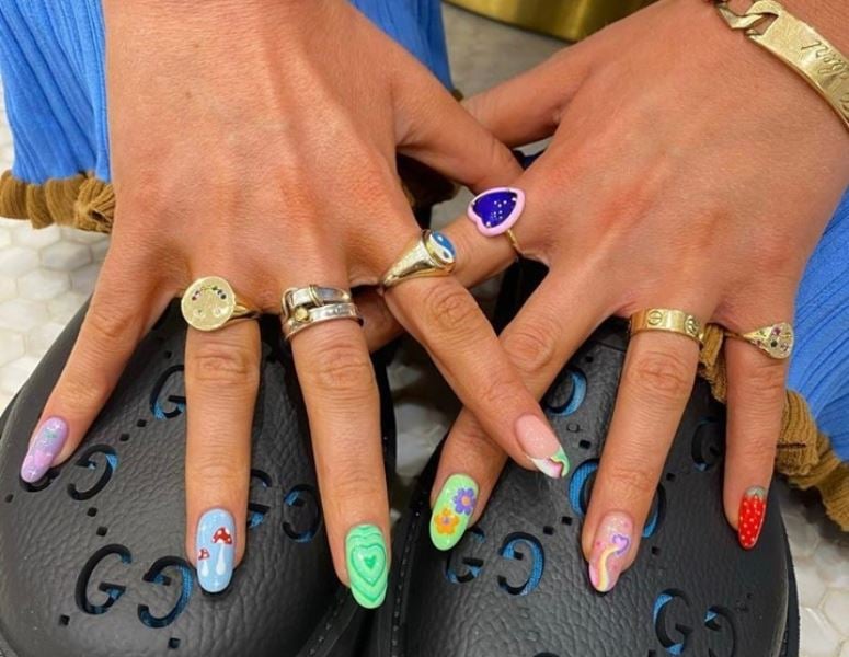 Spring nail trends 2022: super swirls, negative space and Euphoria-inspired manis 