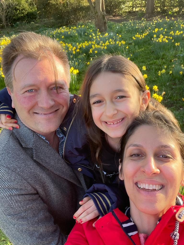 Nazanin spends time with family at Chancellor’s Georgian mansion
