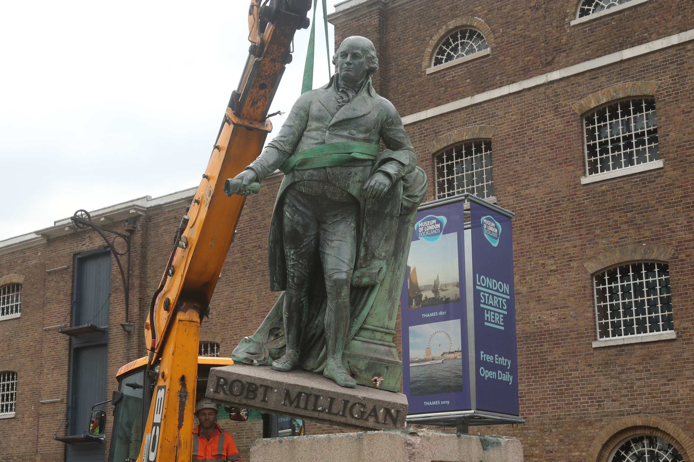 Statue of slave trader to join Museum of London collection